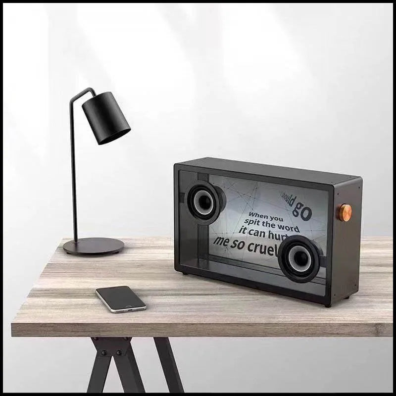 CINETECH Transparent Lyric Display Speaker